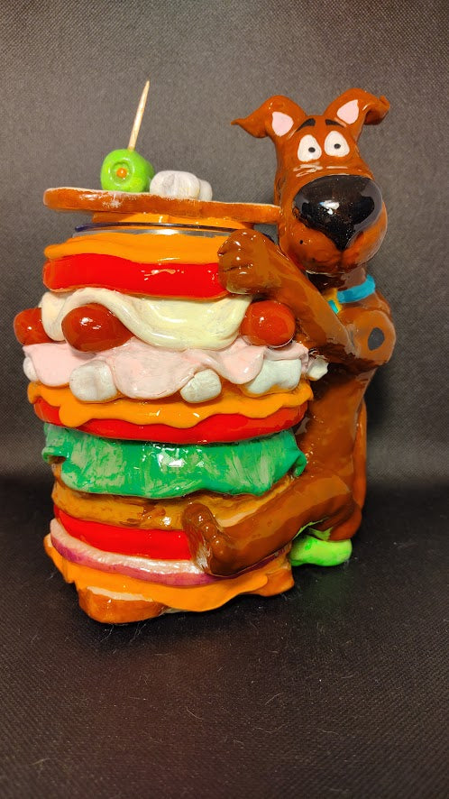 Scooby Doo & Sandwich 3D Sculpted Tumbler
